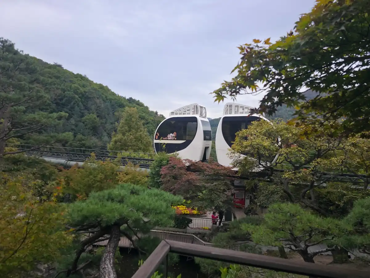 화담숲 모노레일 어디서 내릴지는 걷는 시간으로 정하세요